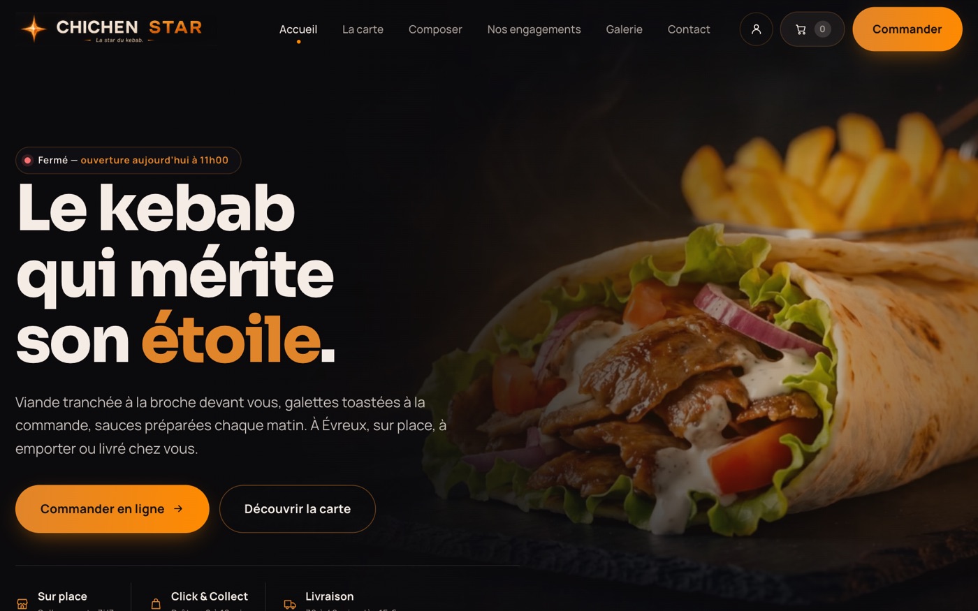 Site Chichen Star réalisé par DAELIO