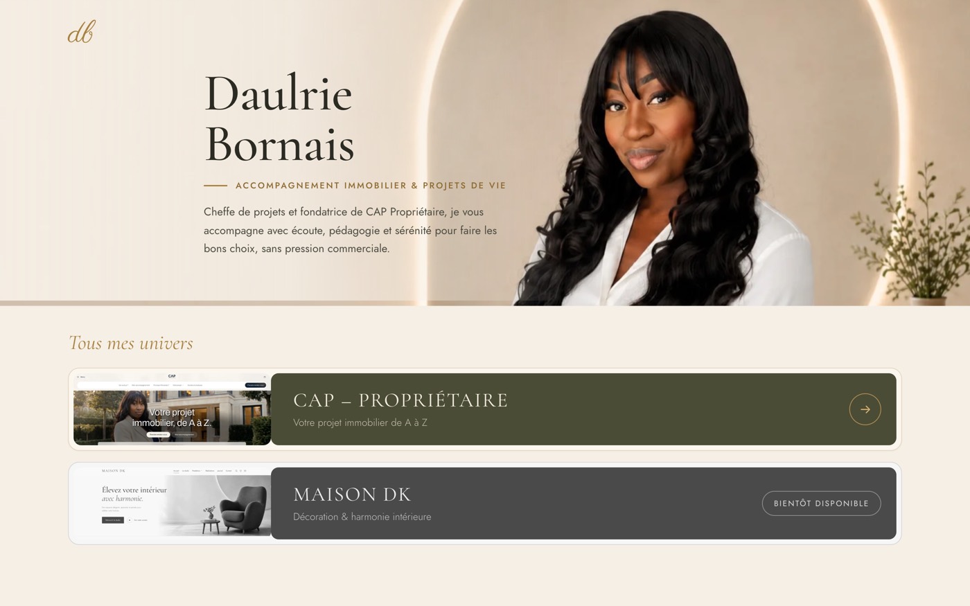 Site Daulrie Bornais — Mes liens